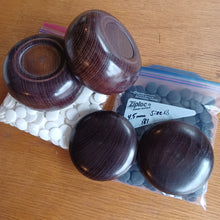 Load image into Gallery viewer, Size 18 Slate and Shell Set - Mulberry bowls - Hamaguri - #C108
