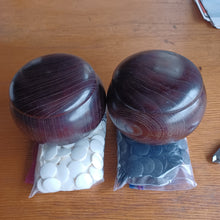 Load image into Gallery viewer, Size 18 Slate and Shell Set - Mulberry bowls - Hamaguri - #C108
