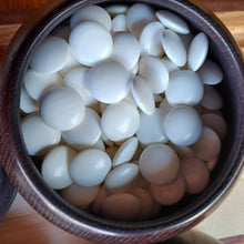 Load image into Gallery viewer, Size 30 Slate and Shell Set - Mulberry bowls - Snow - #C111