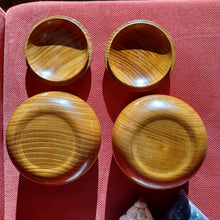 Load image into Gallery viewer, Size 33 Slate and Shell Go Stones and Go Bowls Set - Suwabute - Keyaki - #C133