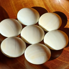 Load image into Gallery viewer, Size 33 Slate and Shell Go Stones and Go Bowls Set - Suwabute - Keyaki - #C133
