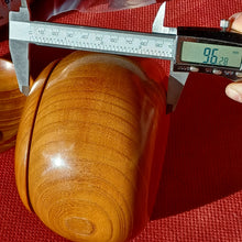 Load image into Gallery viewer, Size 33 Slate and Shell Go Stones and Go Bowls Set - Suwabute - Keyaki - #C133