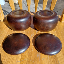 Load image into Gallery viewer, Size 20 Go Stones and Go Bowls Set - Ash / Mulberry - Japanese Clamshell - #C134