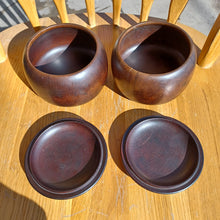 Load image into Gallery viewer, Size 20 Go Stones and Go Bowls Set - Ash / Mulberry - Japanese Clamshell - #C134