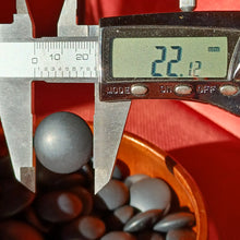 Load image into Gallery viewer, Size 28 Slate and Shell set - XL Mahogany Go Bowls - Snow - #C135