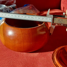 Load image into Gallery viewer, Size 28 Slate and Shell set - XL Mahogany Go Bowls - Snow - #C135