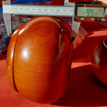Load image into Gallery viewer, Size 28 Slate and Shell set - XL Mahogany Go Bowls - Snow - #C135