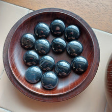 Load image into Gallery viewer, Agate & Onyx Set - Size 36-40 Bi-convex Go Stones and Dark Keyaki Go Bowls - #C137