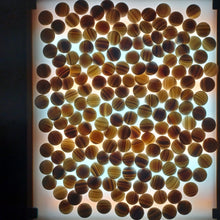 Load image into Gallery viewer, #C162 - Size 20 Go Stones and Go Bowls Set - Medium Chestnut - Japanese Clamshell