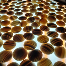 Load image into Gallery viewer, #C162 - Size 20 Go Stones and Go Bowls Set - Medium Chestnut - Japanese Clamshell