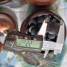 Load image into Gallery viewer, #C162 - Size 20 Go Stones and Go Bowls Set - Medium Chestnut - Japanese Clamshell