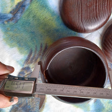 Load image into Gallery viewer, #C162 - Size 20 Go Stones and Go Bowls Set - Medium Chestnut - Japanese Clamshell