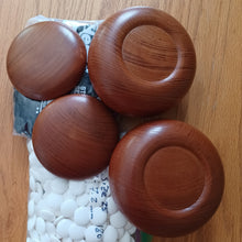 Load image into Gallery viewer, #C164 - Size 25 Go Stones and Go Bowls Set - Cherry / Mulberry - Slate & Shell