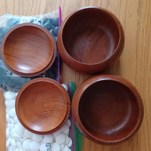 Load image into Gallery viewer, #C164 - Size 25 Go Stones and Go Bowls Set - Cherry / Mulberry - Slate & Shell