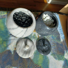 Load image into Gallery viewer, #C166 - Size 32 Go Stones and Go Bowls Set - Repaired Marble - Glass