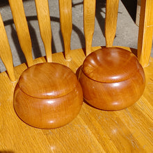 Load image into Gallery viewer, #C168 - Size 31 Slate and Shell Go Stones and Go Bowls Set - Moon - Keyaki / Zelkova