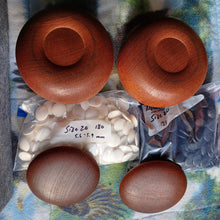 Load image into Gallery viewer, #C169 - Size 20 Go Stones and Go Bowls Set - Ash - Japanese Clamshell