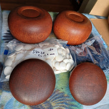 Load image into Gallery viewer, #C169 - Size 20 Go Stones and Go Bowls Set - Ash - Japanese Clamshell