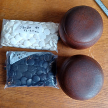 Load image into Gallery viewer, #C169 - Size 20 Go Stones and Go Bowls Set - Ash - Japanese Clamshell