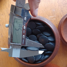 Load image into Gallery viewer, #C169 - Size 20 Go Stones and Go Bowls Set - Ash - Japanese Clamshell