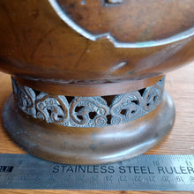 Load image into Gallery viewer, #C177 - Large Copper Incense Burner with Go depiction - Eternals - Temple Brazier - Ash - Accessory