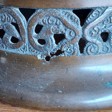 Load image into Gallery viewer, #C177 - Large Copper Incense Burner with Go depiction - Eternals - Temple Brazier - Ash - Accessory