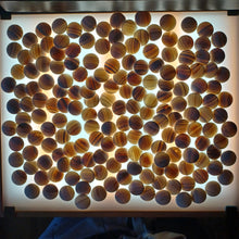 Load image into Gallery viewer, #C179 Size 15 Go Stones and Go Bowls Set - Medium - Honinbo Style - Slate & Japanese Clamshell