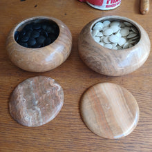 Load image into Gallery viewer, #C181 - Size 25 Go Stones and Go Bowls Set - Repaired Marble - Resin