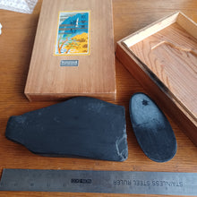 Load image into Gallery viewer, #C183 - Decorative Inkstone - Slate Stone - Slate Lid - Paulownia Box