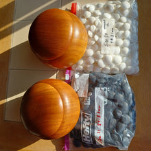 Load image into Gallery viewer, #C190 - Size 30/31 Slate and Shell Go Stones and Go Bowls Set - Utility - Keyaki