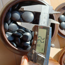 Load image into Gallery viewer, #C192 - Size 31/32 Slate and Shell Go Stones and Go Bowls Set - Suwabute - Chestnut