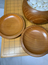 Load image into Gallery viewer, CLEARANCE - #139511 - 13cm Floor Board Set - Kaya - Size 36 Slate & Shell - Mulberry / Keyaki Bowls - Free Airmail Shipping