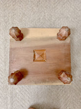 Load image into Gallery viewer, CLEARANCE - #153998 - 15cm Floor Board Set - Matsu - Kiura - Slate & Shell - Keyaki Bowls - Bonus Chestnut bowls and Glass stones- Free Airmail Shipping