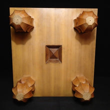 Load image into Gallery viewer, #J192116 - 17.5cm Shinkaya Floor Board Set - Tenchi-masa Cut - Size 35 Slate & Shell - Shinsakura Bowls - Free FedEx Shipping