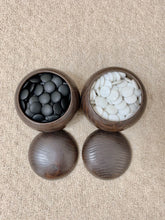 Load image into Gallery viewer, CLEARANCE - #153998 - 15cm Floor Board Set - Matsu - Kiura - Slate & Shell - Keyaki Bowls - Bonus Chestnut bowls and Glass stones- Free Airmail Shipping