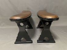 Load image into Gallery viewer, #J179430 - Lacquered Armrests (2) for Floor Boards - Gold and Black  - Accessory