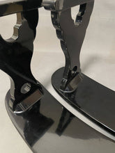Load image into Gallery viewer, #J179430 - Lacquered Armrests (2) for Floor Boards - Gold and Black  - Accessory