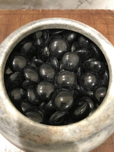 Load image into Gallery viewer, #144423 - Agate & Onyx Set - Bi-convex Go Stones and Marble Go Bowls - Free Airmail Shipping