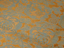 Load image into Gallery viewer, 14.3cm Floor Board - Kaya - Honkei - Brocade Cloth - Paulownia Lid - Free Airmail Shipping - #129450