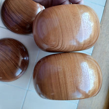 Load image into Gallery viewer, #C274 - Size 36 Slate &amp; Shell Set - Japanese Clamshell - XL Keyaki / Ash bowls