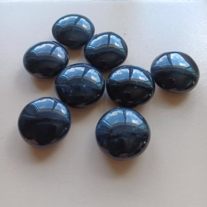 #C280 - Agate & Onyx Set - Marble Bowls - Size 34ish Bi-convex Go Stones