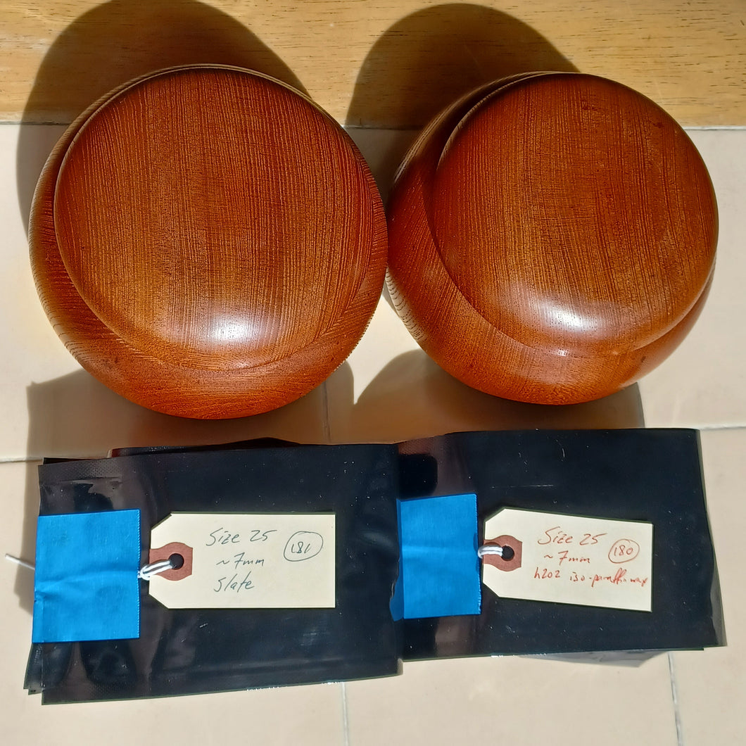 #C285 - Size 22 Slate & Clamshell Set - XL Keyaki Bowls