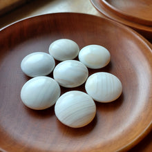 Load image into Gallery viewer, #C286 - Size 30 Slate and Shell Go Stones (Japanese) and Go Bowls (Cherry) Set - Suwabute - Sakura