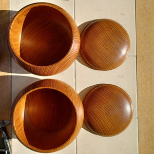 #C294 - Size 36 Slate & Shell Set - XL Keyaki / Ash bowls