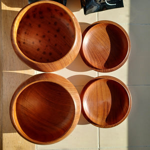 #C305 - Size 37 Slate & Shell Set - XL Keyaki bowls
