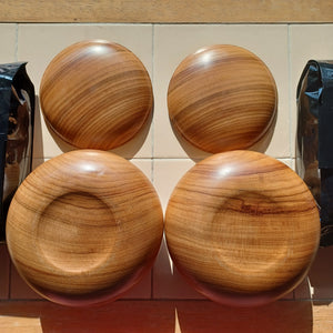 #C308 - Size 36 Slate & Shell Set - Japanese Clamshell - XL Ash bowls