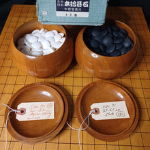 Load image into Gallery viewer, #C312 - 5.5cm Table Board Set - Size 30 Slate and Shell set - Original Packaging - Cherry Bowls - Paulownia Box