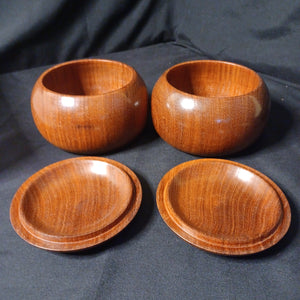 #C313 - Size 40 Slate and Shell set - Moon Grade - Quince Bowls