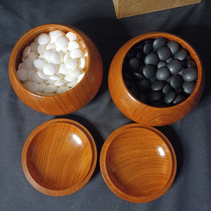 #C323 - Size 36 Slate & Shell Set - XL Keyaki bowls by Kaishi - Original box