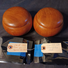 Load image into Gallery viewer, #C327 - Size 18 Go Stones and Go Bowls Set - Slate and Japanese Clamshell - Keyaki Bowls